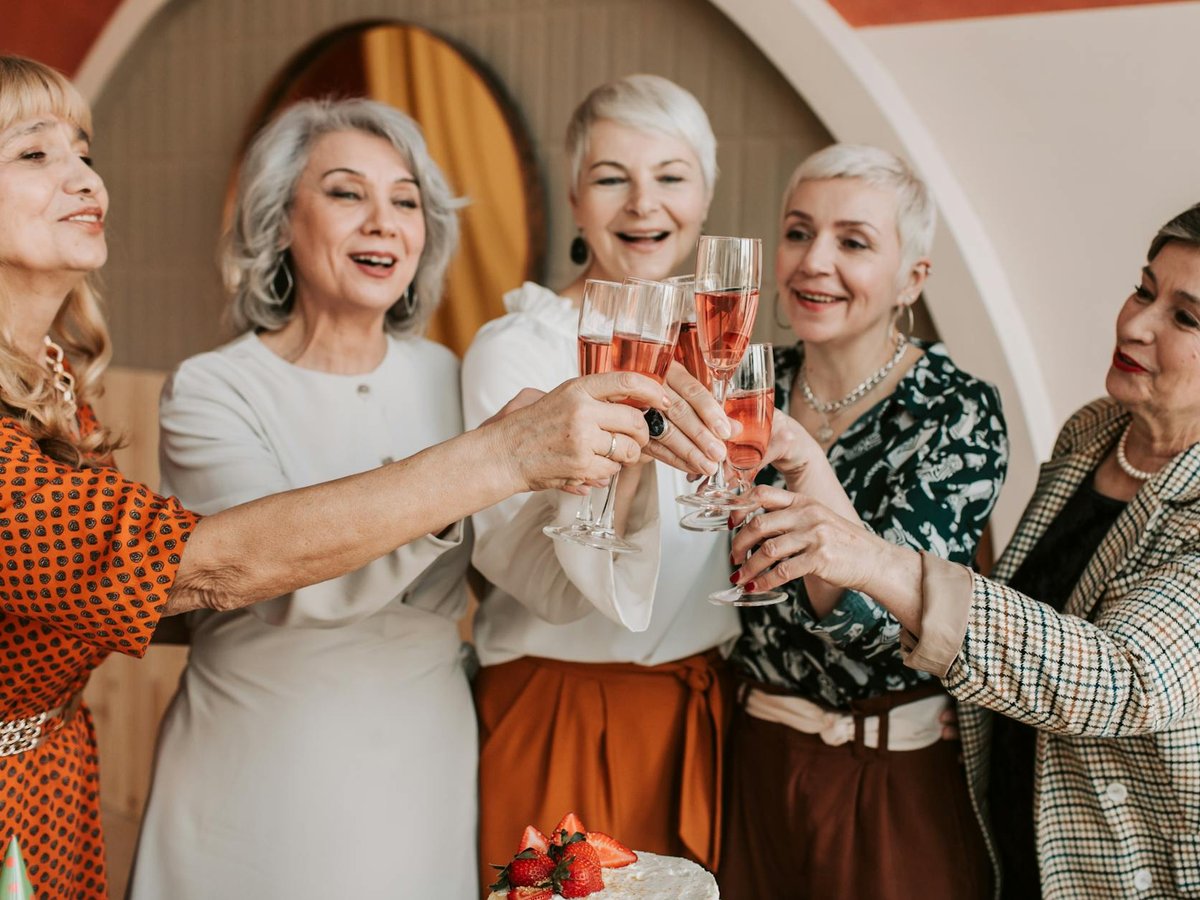 New Year's Eve photo with people - before AI removal